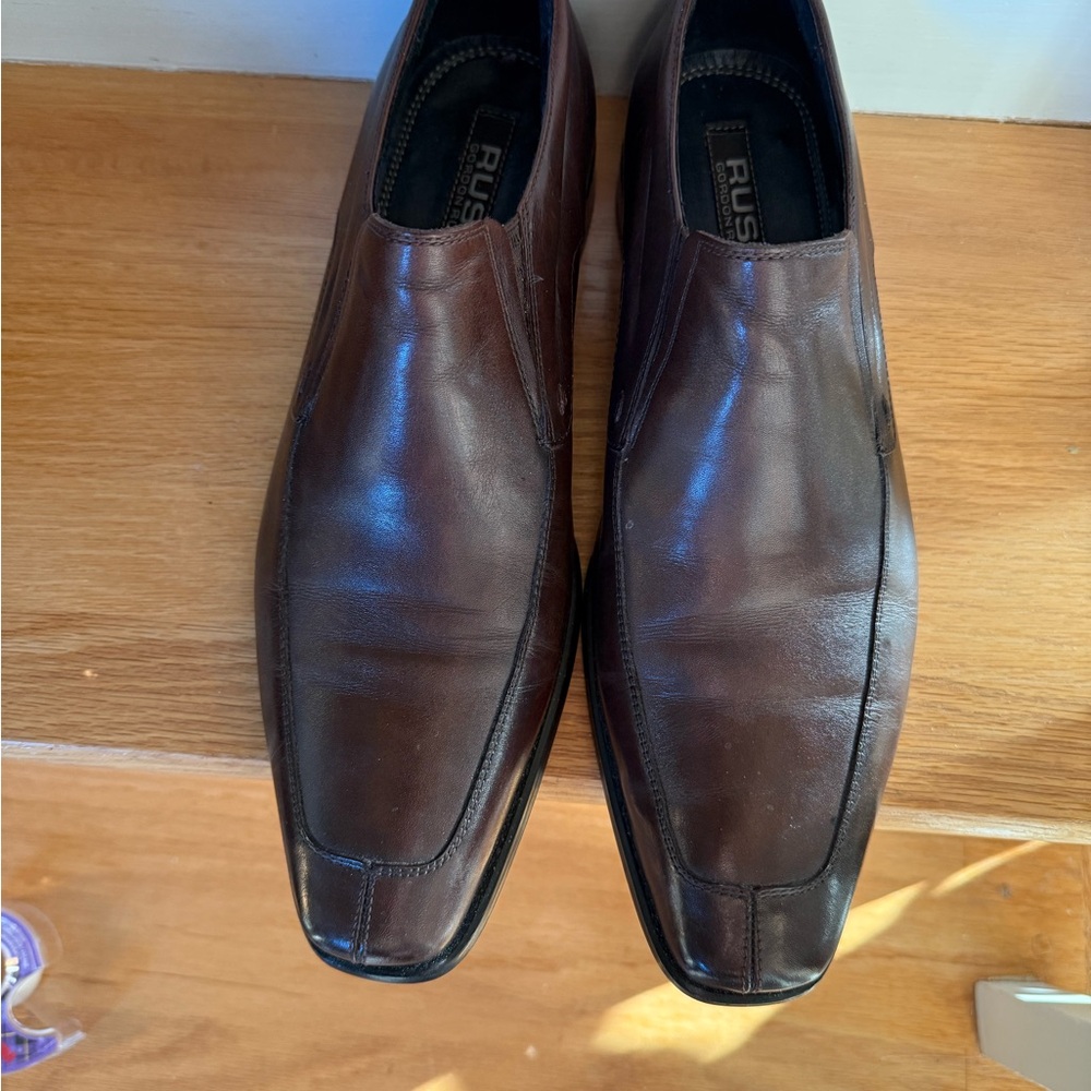 Gordon Rush Dark Brown Leather Loafers